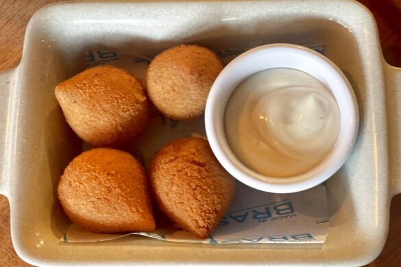 CHICKEN TEARDROPS Made in Brazil Coxinha is a battered pastry shaped a little like a teardrop filled with shredded chicken